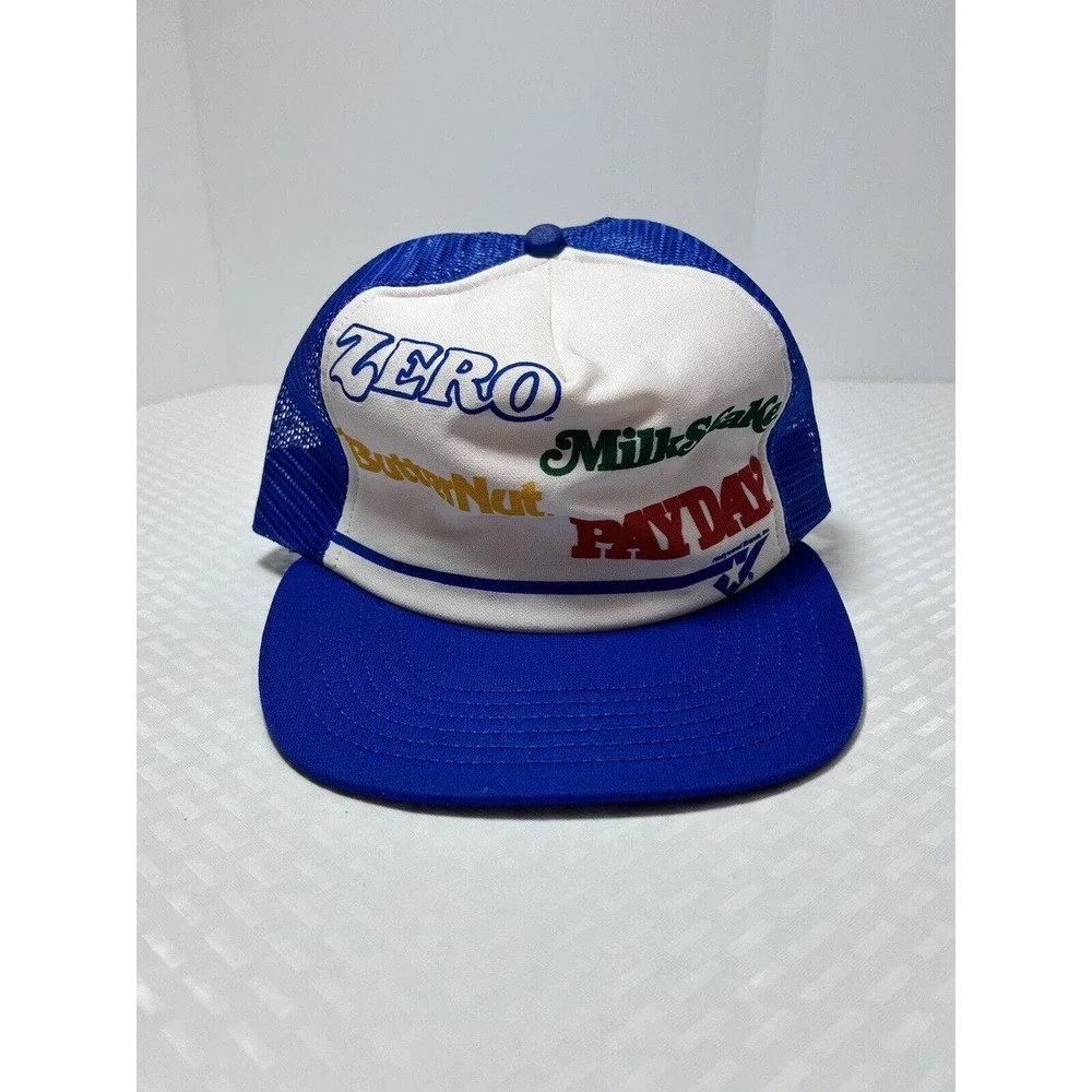 Zero, Milkshake, Butternut, Payday Vintage Adjustable SnapBack Hat ~ U.S.A.‎